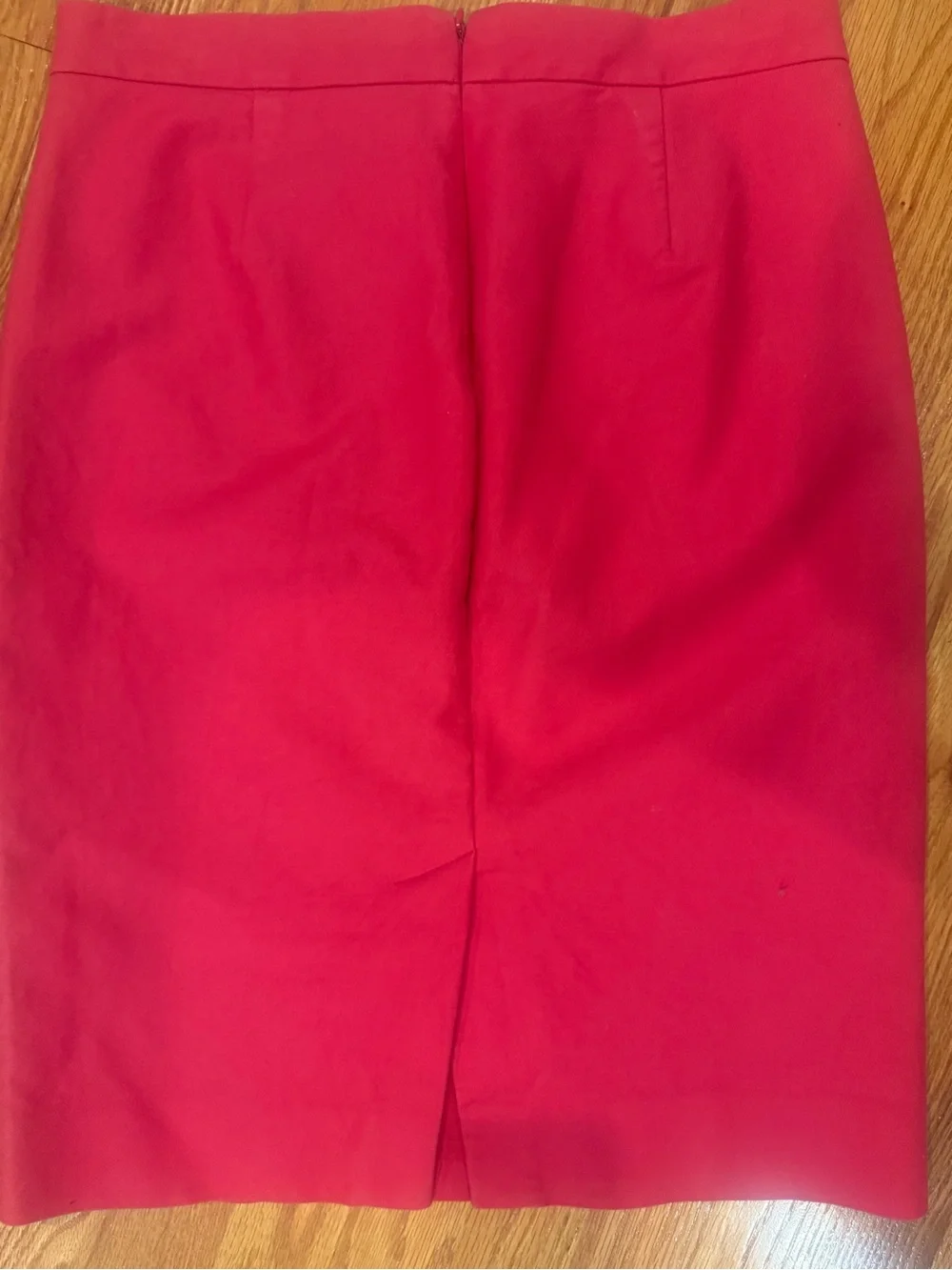 J. Crew Vibrant Red Pencil Skirt